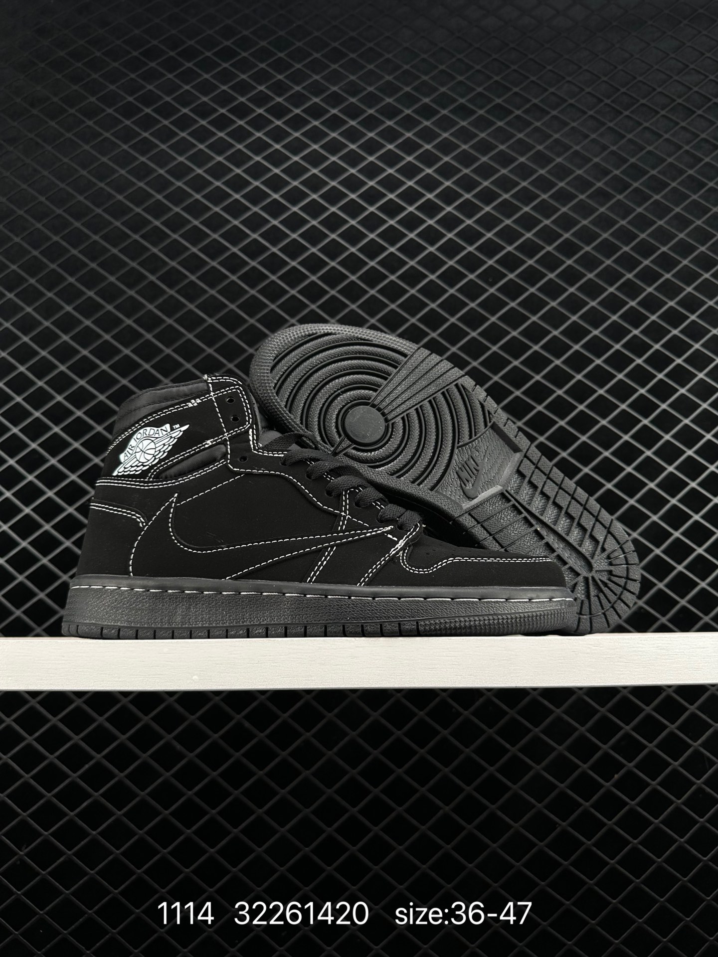 Travis Scott x Air Jordan 1 Low OG “Black Phantom